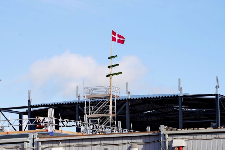 Energinet fejrer rejsegilde på Station Lindehøj ved Hedehusene.