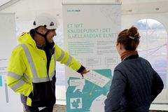 Energinet fejrer rejsegilde på Station Lindehøj ved Hedehusene.