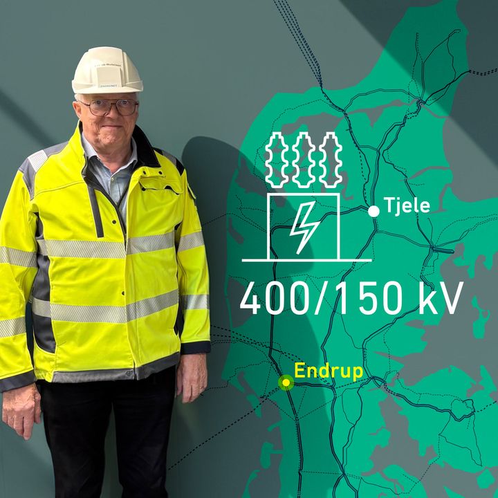 Erik Ole Mortensen fik ideen til at genbruge en udtjent transformer i Tjele, og nu er den i drift i Endrup. Oplysninger om transformernes fabrikat mm kan misbruges af fjendtligt sindede, og derfor viser vi ikke hele transformeren her.