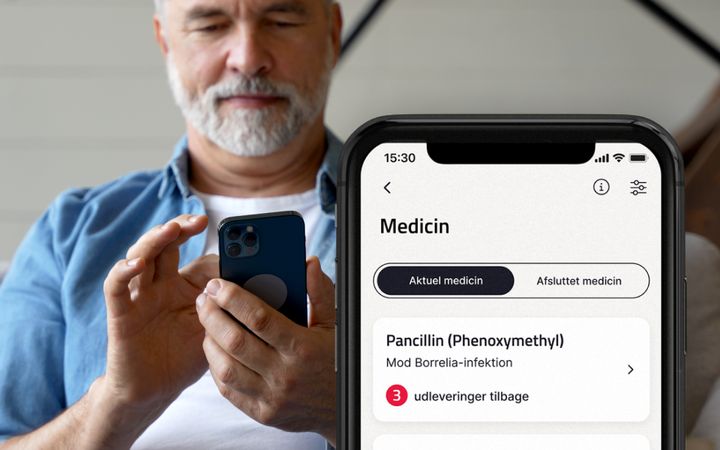 Nu kan du se dine medicinoplysninger i MinSundhed-appen.