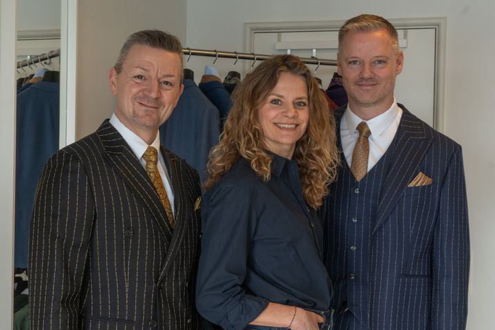 Christian Lydersen flankeret af sine to nye investorer Lis Beck og Morten Larsen