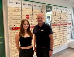 Emilie Kristensen fik hurtig hjælp af Niels Burchardt og Louis Nielsen i Skive, da hendes stel knækkede dagen før eksamen.