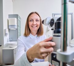 Pernille Steiness er optisk fagekspert hos Louis Nielsen og har en kandidatgrad i synsvidenskab og optometri. Hendes bedste råd til at undgå trætte øjne ved skærmen er at holde pauser flere gange i timen. Pressefoto