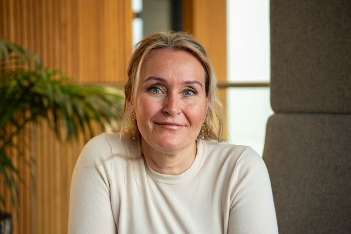 Merete Dalgaard er ansat som kunderådgiver i Andelskassens nyåbnede rådgivningscenter i Horsens