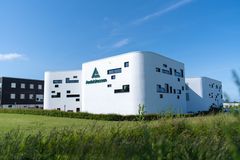 Andelskassens nye hovedsæde har adresse på Dusager 18 i Aarhus N.