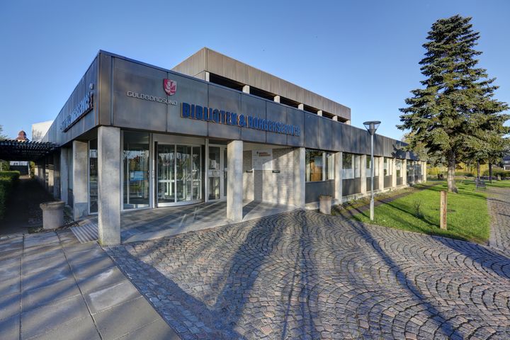 Hovedbiblioteket i Nykøbing hvor Europe Direct Sjælland også er placeret