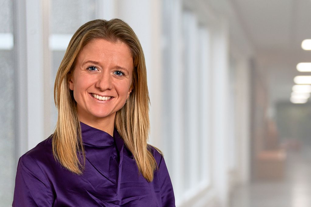 Portræt af Katrine Burmann 