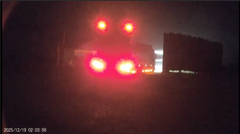 Transport 2: Lastbil ankommer til Campo Tures. Uden grise. 1/4