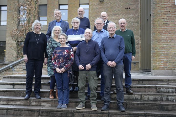 Her er det nye Seniorråd, som starter arbejdet fra 1. januar.