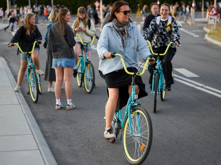 Ved landsstævnet 2025 i Vejle sås de turkise cykler over alt i gadebilledet. Nu kan de ses i hele landet.