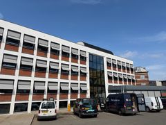 Hovedindgangen på DGI’s nye landskontor i Vejle.