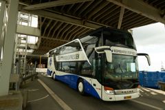 Kombardo Expressen opstod i 2017 i et samarbejde mellem Molslinjen og Herning Turist. Siden er antallet af busser og passagerer steget, og mange nye ruter er kommet til.