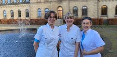 Fra vestre: Gitte Bunkenborg, Malene Beck og Elizabeth Rosted