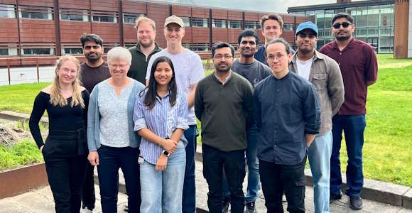 Kumar Sumyajits forskningsgruppe på Institut for Biokemi og Molekylær Biologi, SDU.