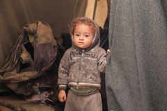 Mange familier har mistet deres hjem og alle deres ejendele. Dette billede er taget i Gaza By den 14. november 2025