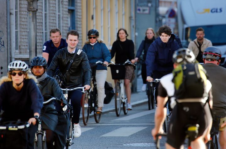 Cyklister i Aarhus, der er godt i gang med at blive mere intelligente