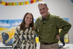 Projektleder Mai-Britt Aagaard Kristensen fra Cyklistforbundet og Søren Bertelsen