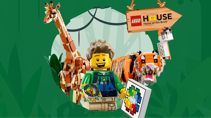 De vilde dyr er løs, når LEGO House åbner den torsdag den 29. januar.