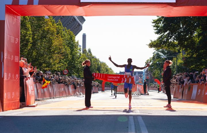 Sabastian Sawe wins Copenhagen Half Marathon in a stunning field of eliterunners