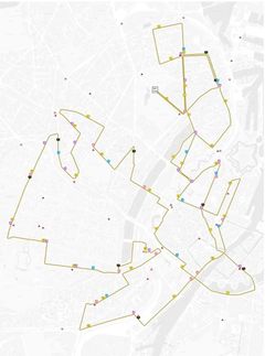 Ruten til Copenhagen Marathon 2026.