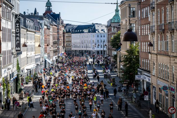 Et billede af løbere gennem København