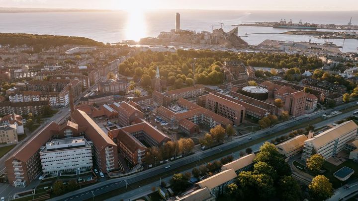 Den nye Universitetsbyen ved siden af Universitetsparken i Aarhus.