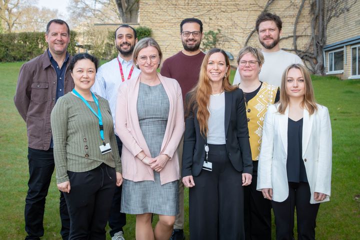 Forskergruppen bag det nye studie fra Aarhus Universitet, ledet af Joanna Maria Kalucka, som viser hvordan blodkar i fedtvæv spiller en aktiv rolle i udviklingen af overvægt og type 2-diabetes.