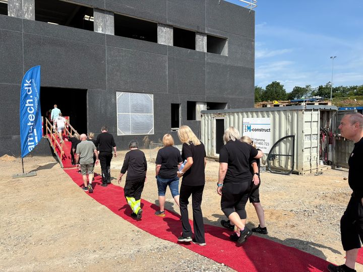 Rejsegildet var et stort tilløbsstykke