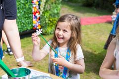 Blomsterbyg med LEGO klodser til LEGO Festival