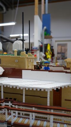 Kongeparret er også blevet bygget i LEGO® i forbindelse med byggeriet af Kongskibet Dannebrog.