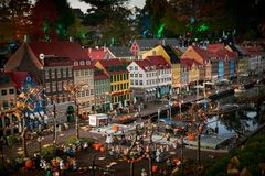 Nyhavn i København er også bygget i Miniland.