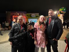 Familien Osmann til Halloweenløb i LEGOLAND