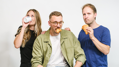 Morgenshowet på Radio 100 med Mie Køster, Simon Roliggaard og Kasper Porsdal