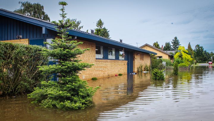 Klimaforandringerne betyder voldsommere vejr i fremtiden. Det medlemsejede GF Forsikring kommer med gode råd til, hvordan man bedst klimasikrer sit hus. (Foto: Sonny Munk Carlsen)
