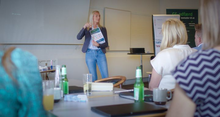 I GF Forsikring kan ledere fra samtlige af selskabets 50 lokationer deltage i forløbet ”Ledelse i bevægelse”, der som noget helt unikt udløser ECTS-point på Akademiuddannelsen i ledelse. (Foto: GF Forsikring/Anders Boe)