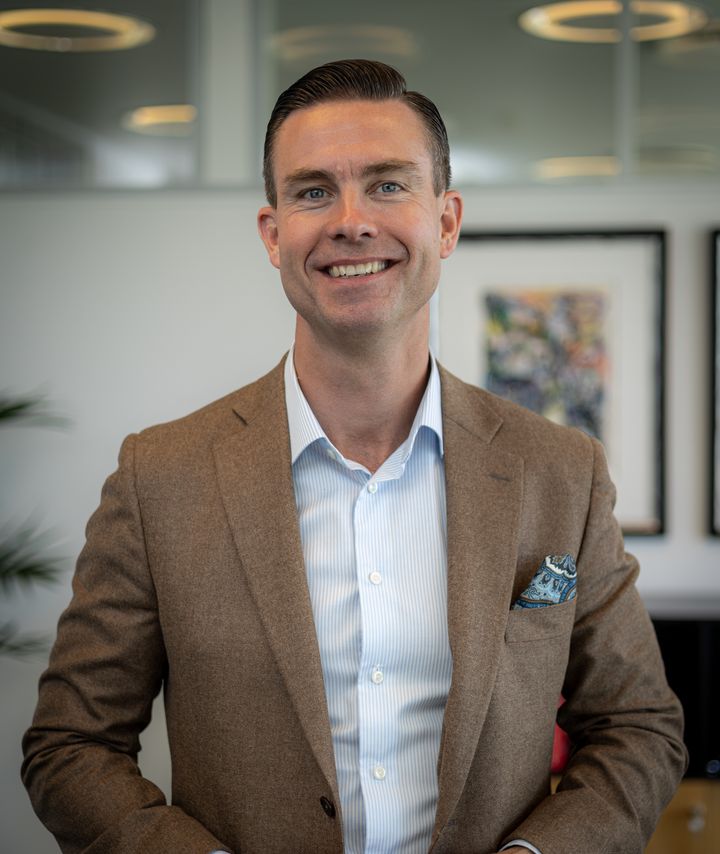 - For os handler det om at kunne skabe værdi for medlemmerne og fastholde en stabil kurs, også når omgivelserne er mere omskiftelige, siger adm. direktør Mark Palmberg, GF Forsikring. (Foto: Anders Boe/GF Forsikring)