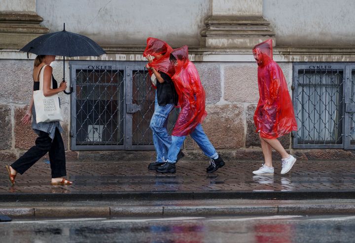 GF Forsikring har mandag formiddag modtaget mere end 100 skadeanmeldelser oven på en weekend med voldsomt vejr. (Foto: Liselotte Sabroe/Scanpix Pro. Dette billede må kun bruges til omtale af GF Forsikring)