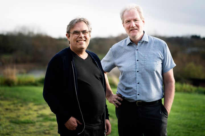 Foto af formand Niels Bertelsen og næstformand Curt Kjærsgaard Raavig