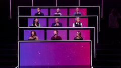 En stribe kendte tv-personligheder deltog i quizzen i Hjertegalla.