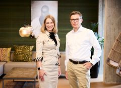 PlanBørnefondens nye formandskab. Bestyrelsesformand Charlotte Møller-Andersen og næstformand Peter Vekslund.