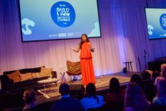Sabrina Tekle var aftenens vært