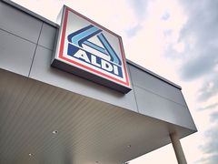 ALDI skilt med logo