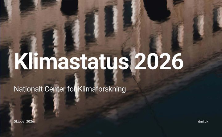 'Klimastatus 2026' publiceres i forbindelse med årets klimasymposium.