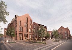 Klosterhaverne i Roskilde. Illustration: Cornelius Vöge - Atelier for Arkitektur og og Gründl Haahr.