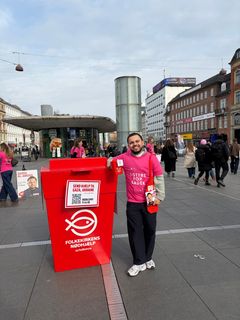 Sadek Al-Amood (SF) samlede ind i København