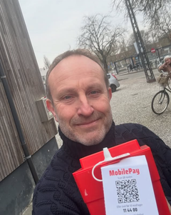 Martin Lidegaard (B) samlede ind i Brønshøj