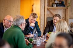 Medlemmer af Forum for dansk frugt og grønt, Flemming Nør-Pedersen, Jens Nannerup, Jakob Lave og Søren Ejlersen