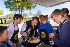 Micki Cheng var dagens konferencier og fik også smagt en masse gode retter.