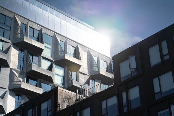 Ejerlejligheder og ungdomsboliger i Nordhavn.