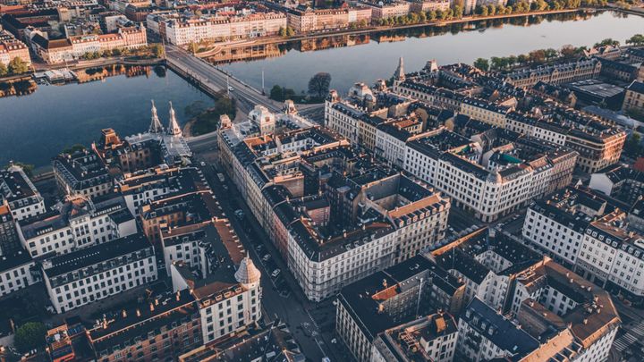 København set fra oven.